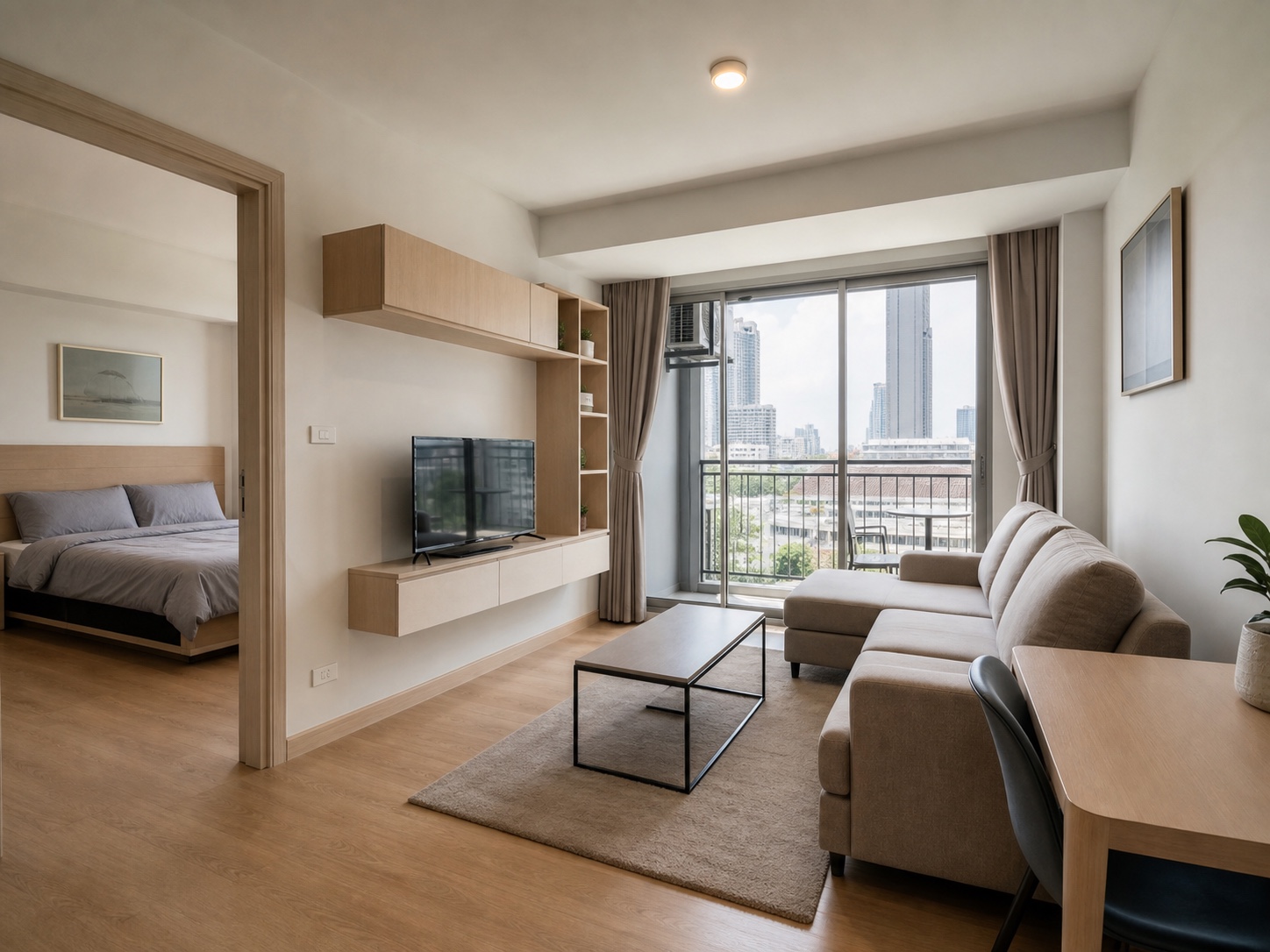2-Bedroom Condo for Rent — Ratchada